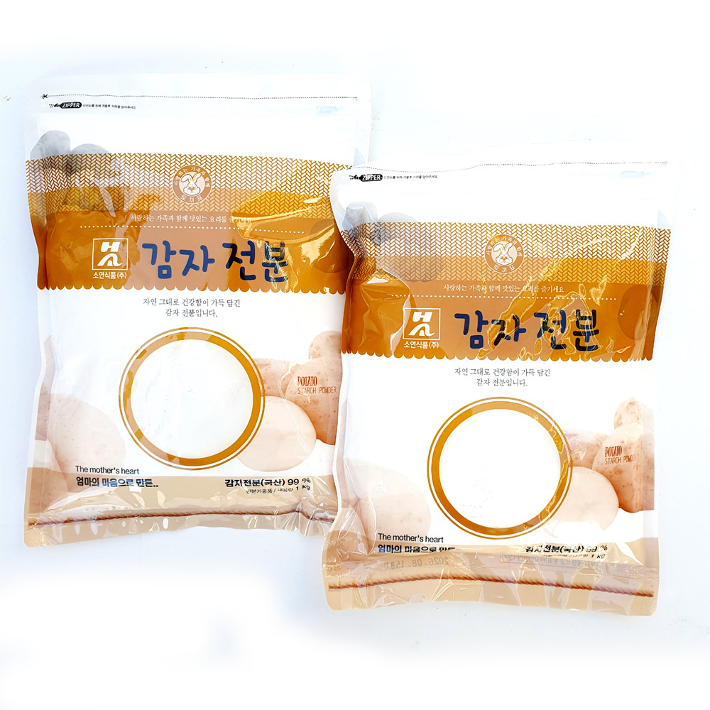 새마원 소연 국산 감자전분 국내산 감자전분가루, 2개, 1kg 14,500원