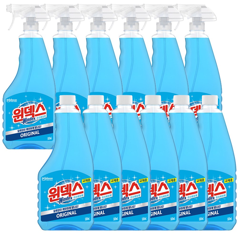 윈덱스 유리 세정제 본품 + 리필 27,800원