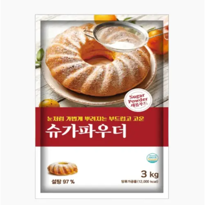 슈가파우더 새롬, 1개, 3kg 10,230원