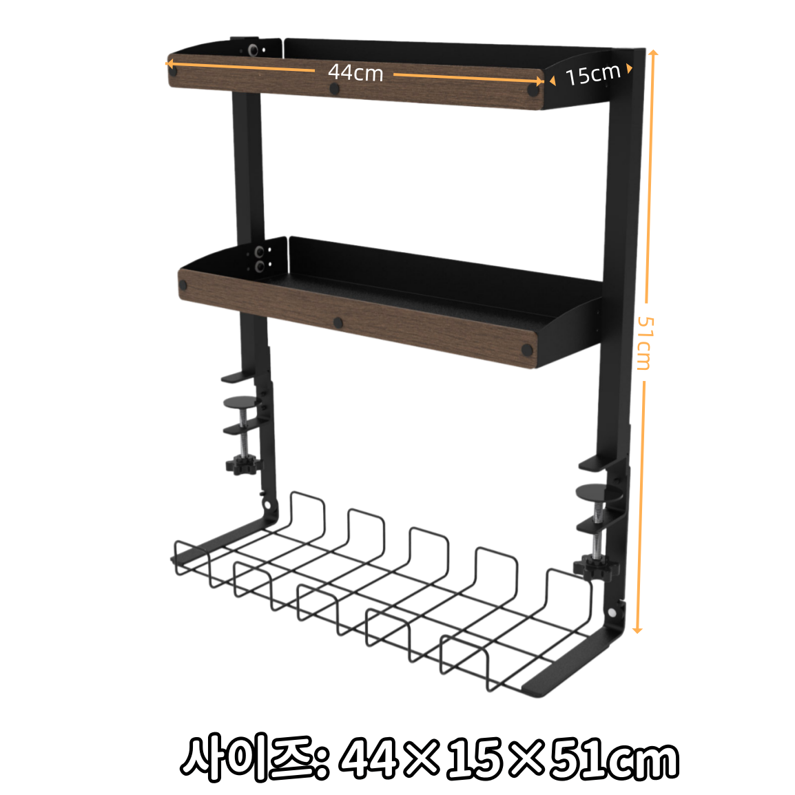 GAPINO 클램프형 책상 연장 선반 3단 다기능 책상 선반 책상 정리 선반 21,800원