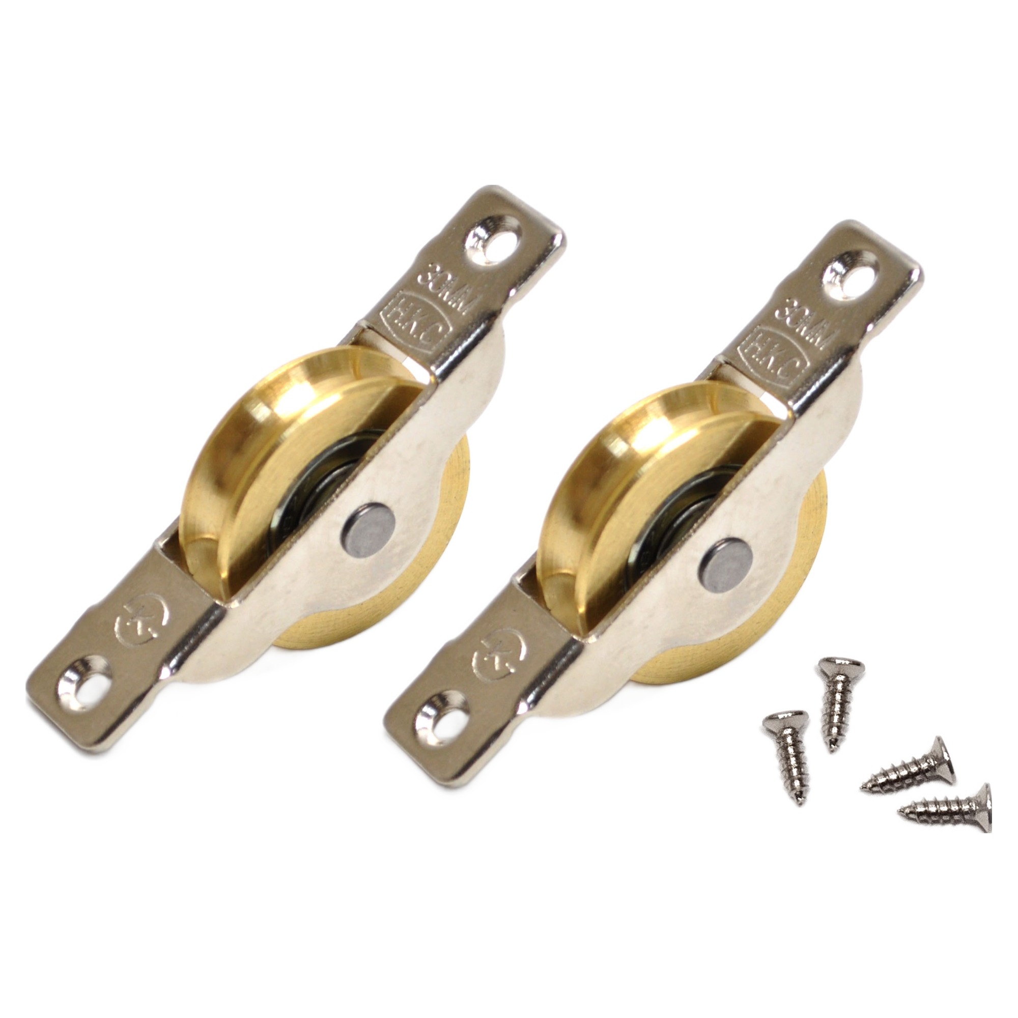 로드하드웨어 목문용 황동 신주 호차 창문/중문/미닫이문 로라, 2개 7,800원