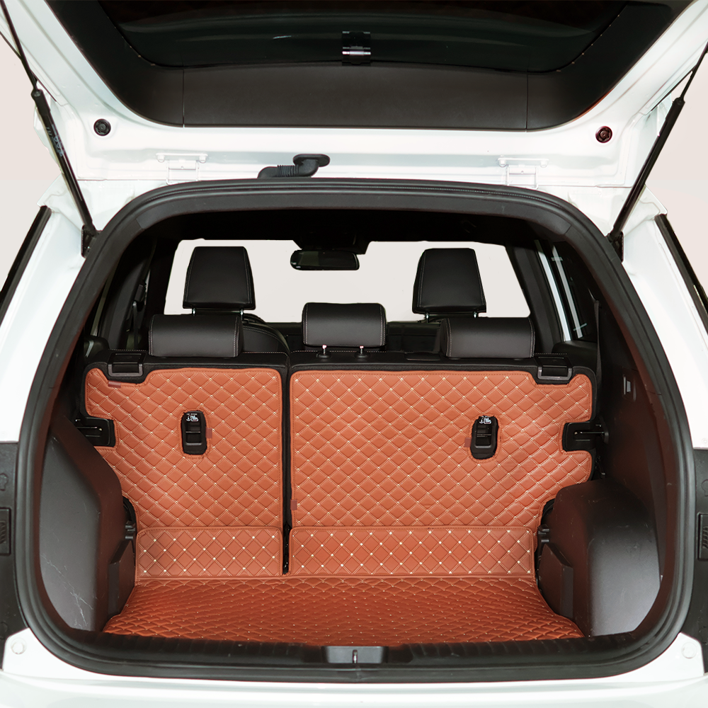쌍용 토레스 T7 T5 가죽 퀼팅 트렁크매트 분리형 트렁크 바닥, 블랙+레드, 토레스 T7 39,900원