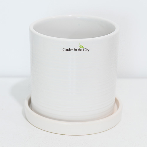 도시정원 파스텔 도자기 베이직 화분 받침세트 3,500원