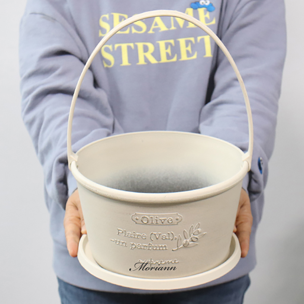 모리앤 틴감성 플라스틱 화분 + 받침 세트 걸이검용 원형 14,050원