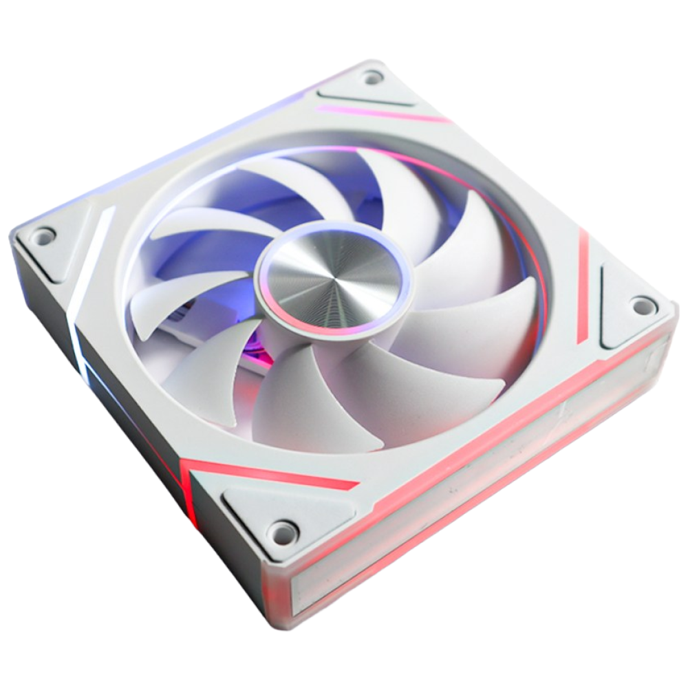 쿨링팬 ARGB LED 120mm 컴퓨터 케이스쿨러 팬, LM120ARWO 화이트 배기 8,500원
