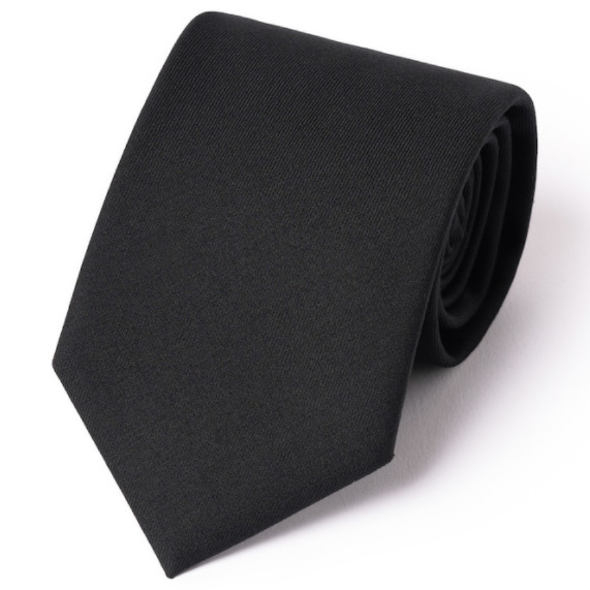 타이팩토리 블랙 솔리드 포시즌 프리미엄 울 넥타이 42,400원