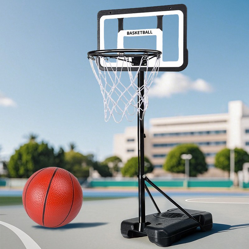 이동식 농구대 높이조절 휴대용 농구골대 실내/실외 설치 가능, 1개, 블랙 105,000원