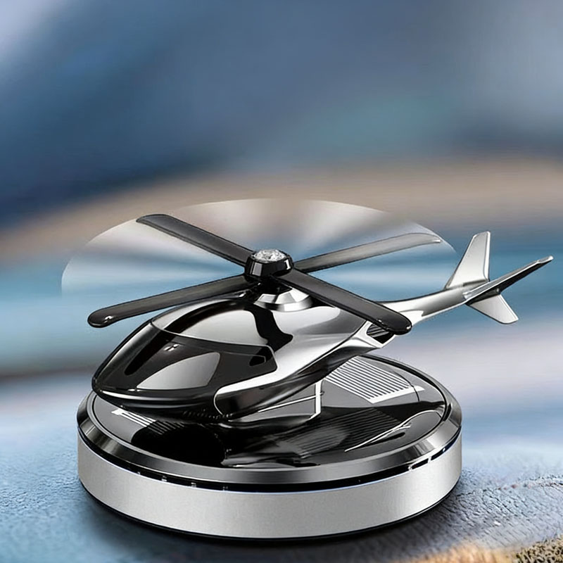 BIKASU 태양광 회전 무소음 비행기 차량용 방향제 고급 자동차악세사리 새차선물 차량용품 17,370원