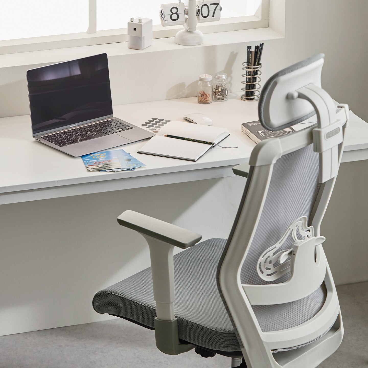 (10만원즉시할인) 홈리 노트르 베이직 메쉬 틸팅 학생 공부 사무용 사무실 컴퓨터 책상 의자, 노트르 베이직_블랙 (MC00001) 219,000원