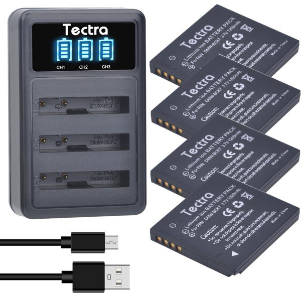 DMW-BCK7PP NCA-YN101G 충전식 배터리 및 LCD 파나소닉 호환 루믹스 DMC-FP5 용 3 개의 USB 44,600원