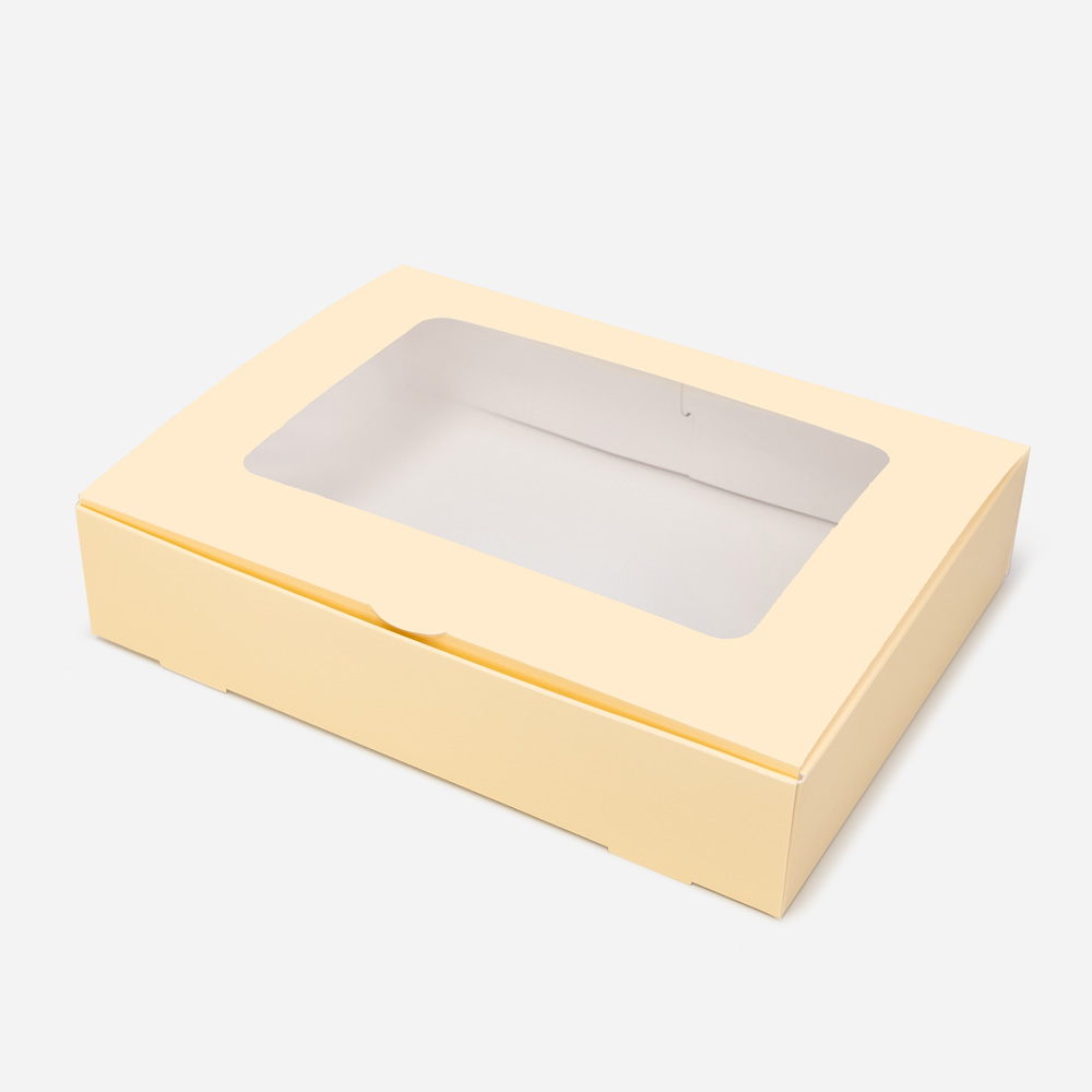 화과자 타르트 떡포장 투명창 다용도 선물상자 연노랑 칼라창박스 대 JP-1102, 50개 38,500원