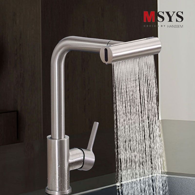 한샘 고급형 주방 싱크대 수전 4way 와이드 폭포수전 MSYS JF-360S 스텐304 셀프교체 167,400원