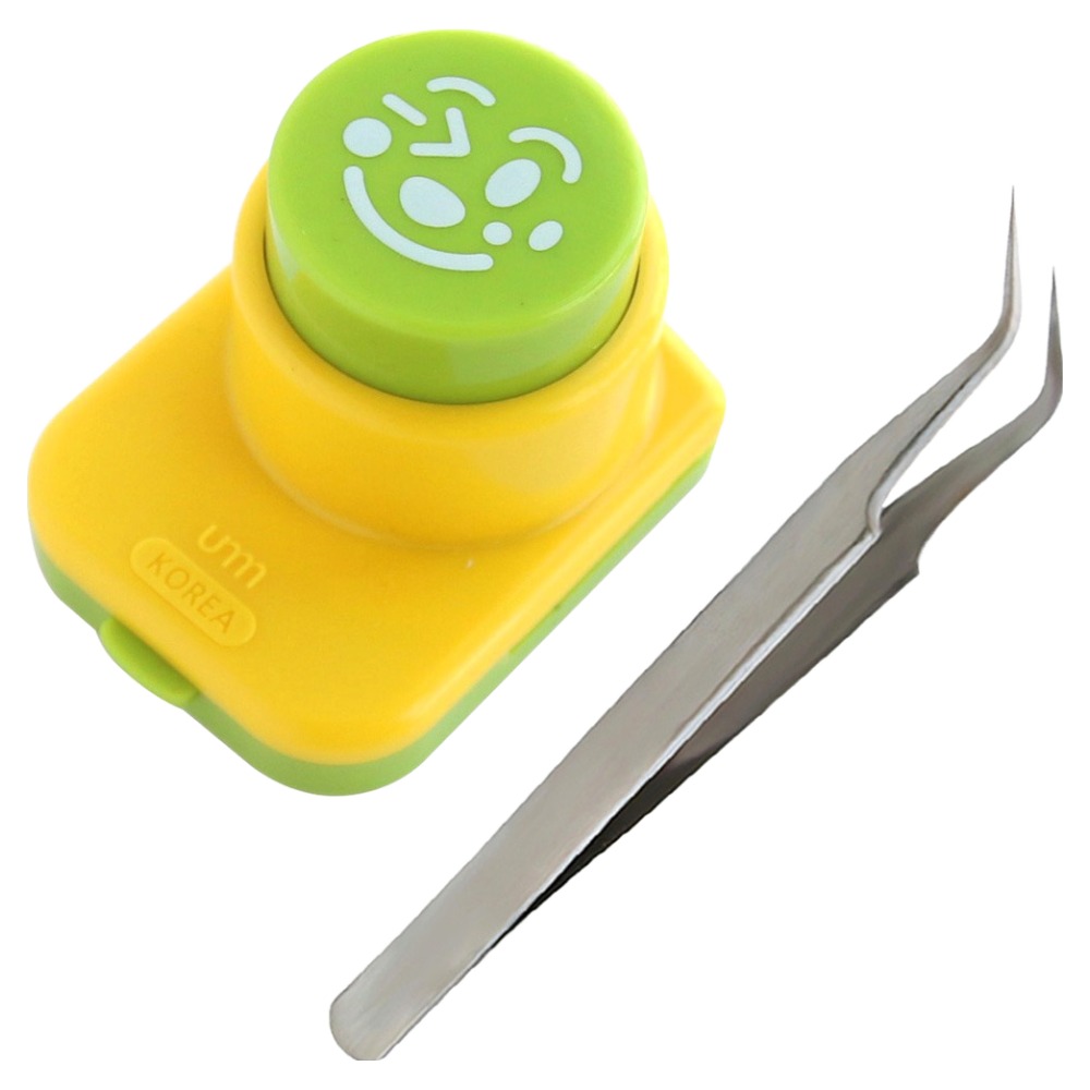 알콩 다양한 얼굴 김펀치 + 꾸미기 스텐 핀셋 세트 7,490원