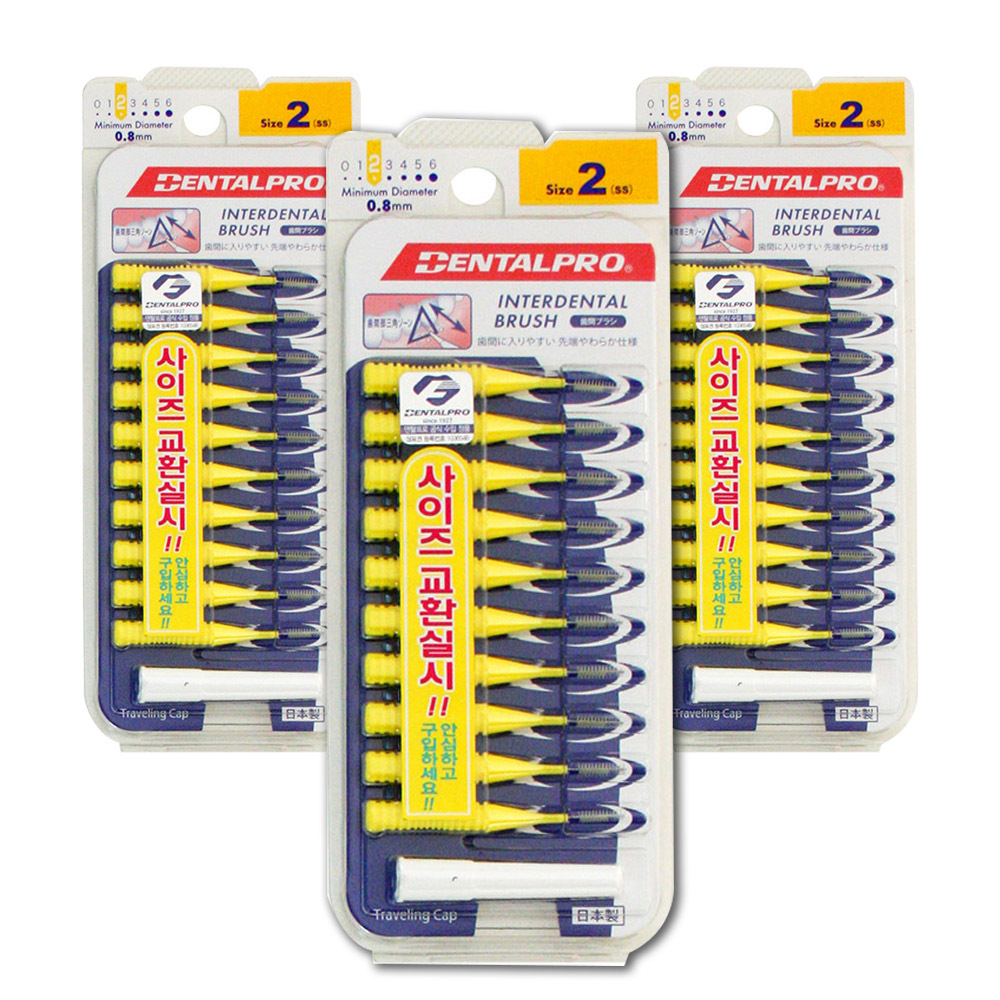 잭스 덴탈프로 I형 치간칫솔 SS, 10개입, 3개 14,900원