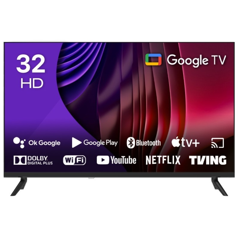큐빅스 HD LED TV, 81cm(32인치) 스마트 TV 구글 안드로이드 11 HDR 블루투스 WIFI 넷플릭스 유튜브 에너지효율 1등급 스탠드 벽걸이 방문설치 180,000원