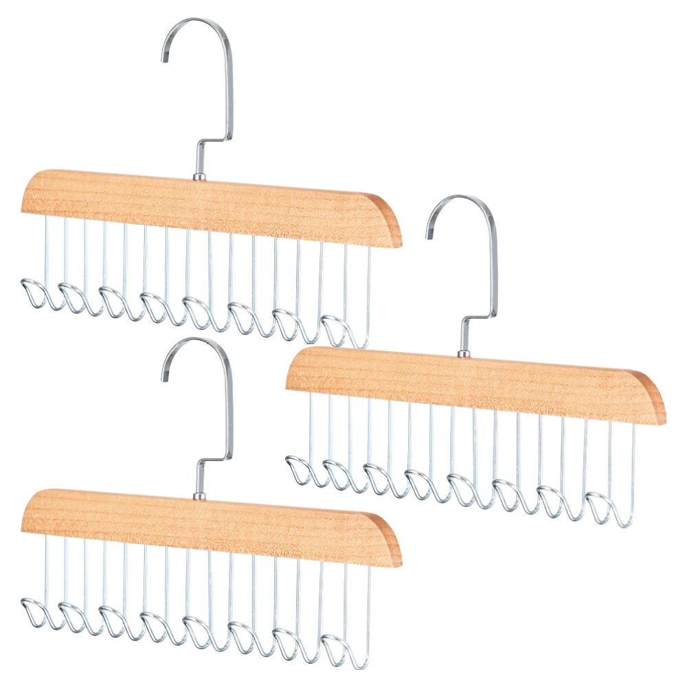 아케이바이 다용도 8구 우드 옷걸이, 3개, 혼합색상 12,980원