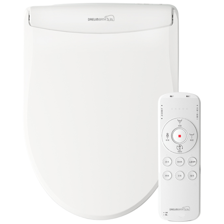대림바스 최신형 IPX8등급 극초슬림형 순간온수 리모컨비데 2X강력물살 직수형비데 DDS-S260ARS, DDS-S260ARS, 고객직접설치 339,000원