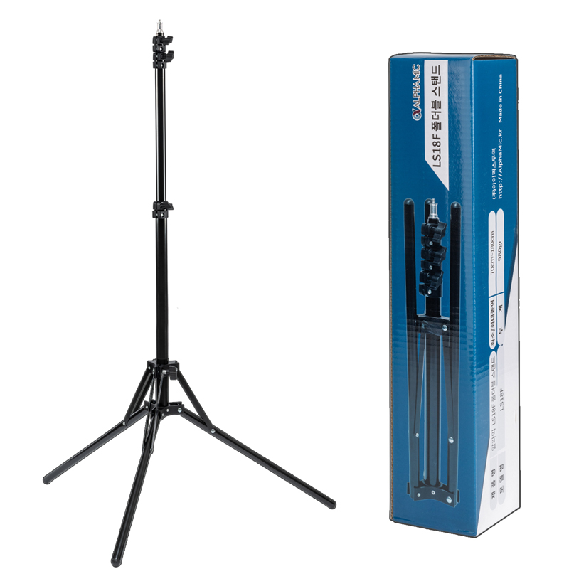 알파믹 폴더블 삼각대 스탠드 촬영용 지속광 조명 카메라 거치대 19,500원