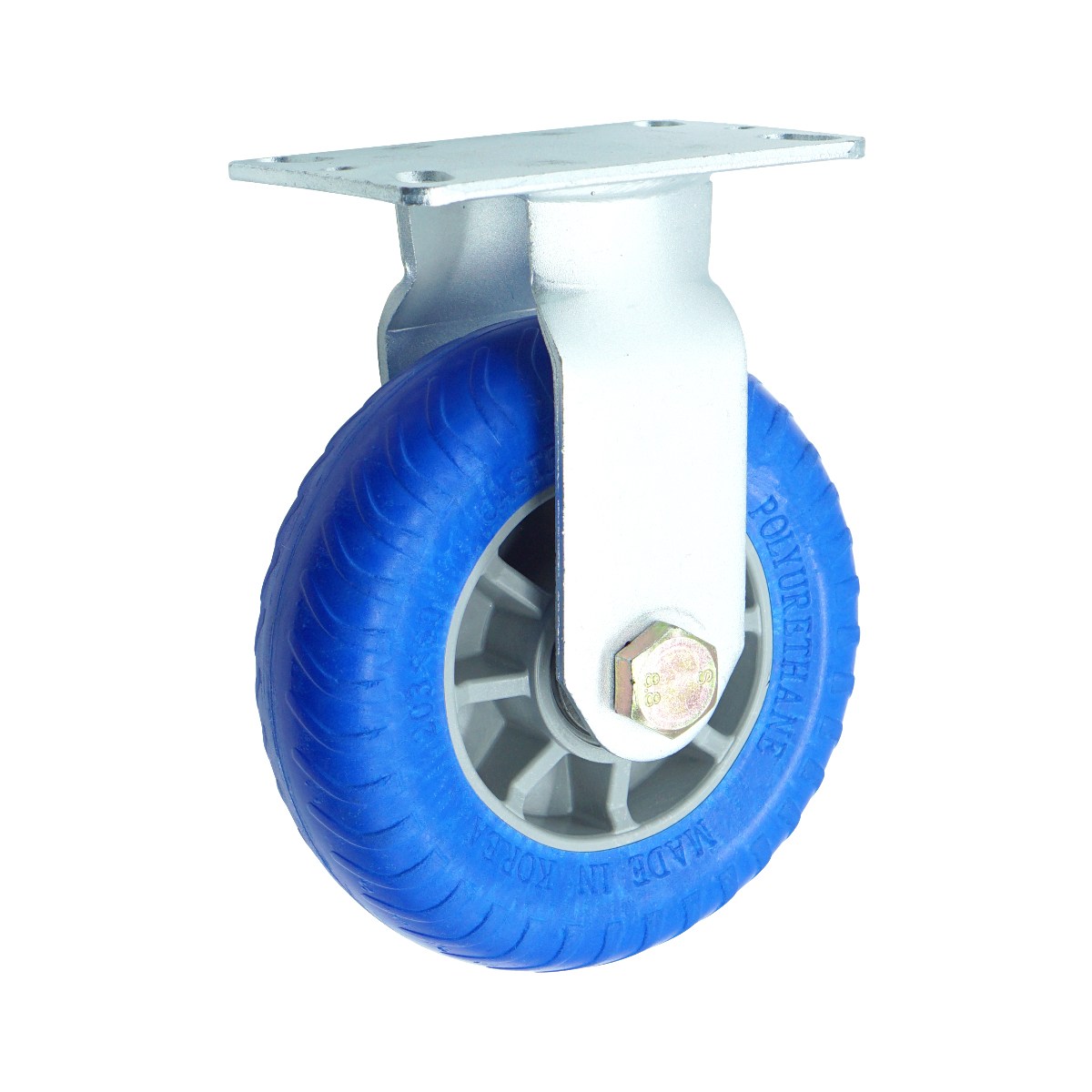 우레탄 발포 바퀴 캐스터  20cm(8인치) 고정형 20,300원