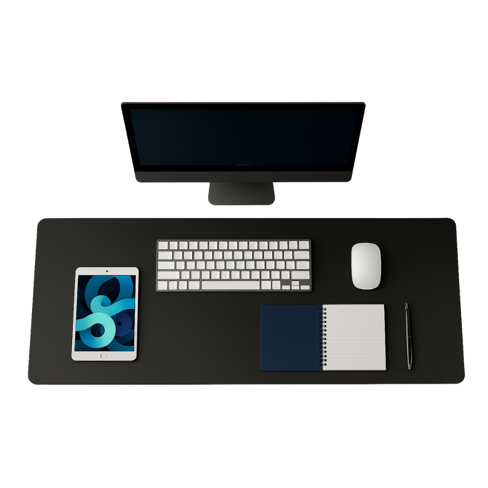 원그리드 가죽 데스크매트 책상 논슬립 와이드 대형 마우스 방수 장패드, 블랙 14,620원