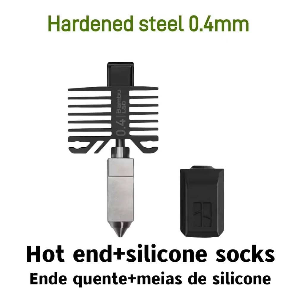 밤부 X1 P1 시리즈 핫엔드 키트 경화강 노즐 8MM 밤부랩 X1C X1 P1P P1S 3D 프린터 부품용 39,800원