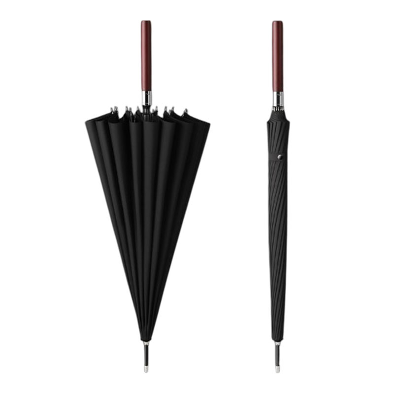 일상가 16K 강풍 태풍 바람에강한 튼튼한 고급형 자동 대형 원목손잡이 장우산 23,900원