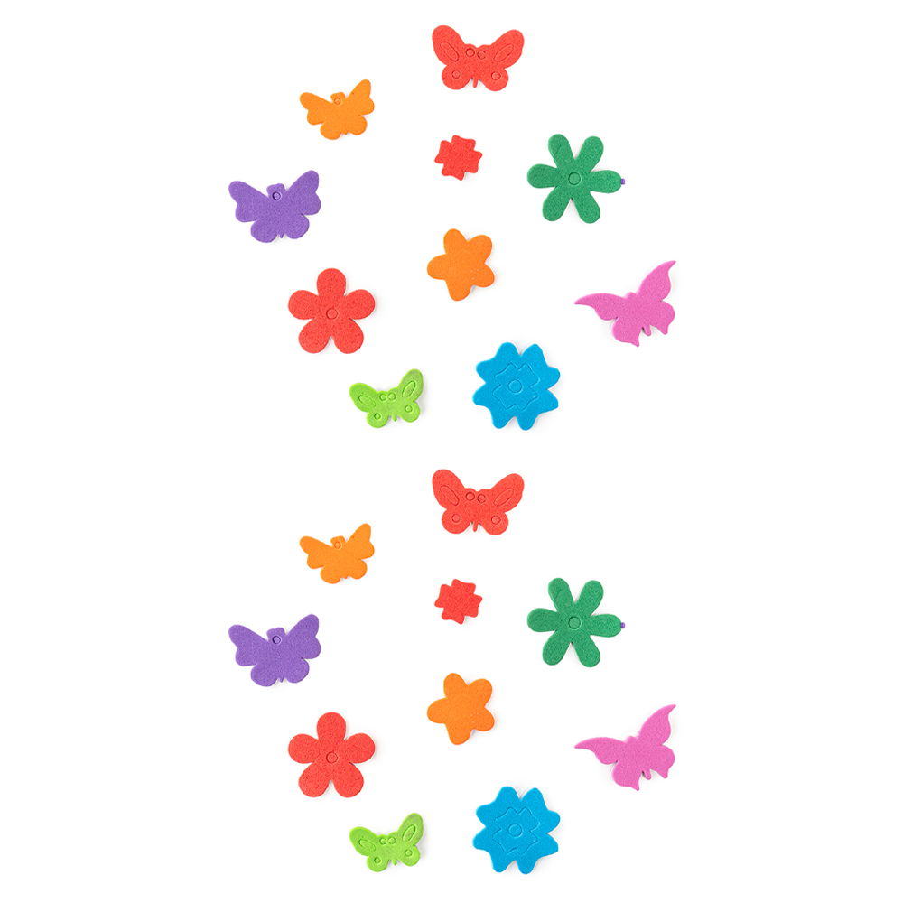 민화샵 EVA 꾸미기 놀이 스티커 꽃과 나비 20종 세트 I240012H 24,700원