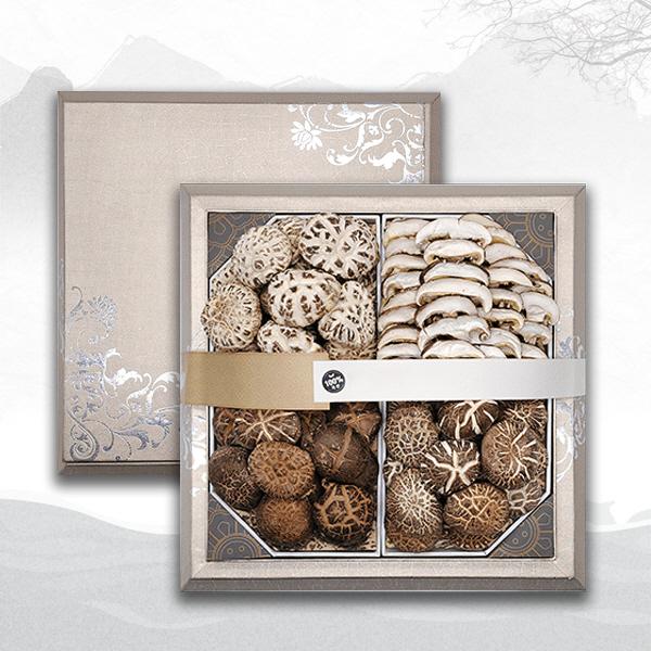 표고버섯 백화고+흑화고+동표+표고채 혼합선물세트 163,400원