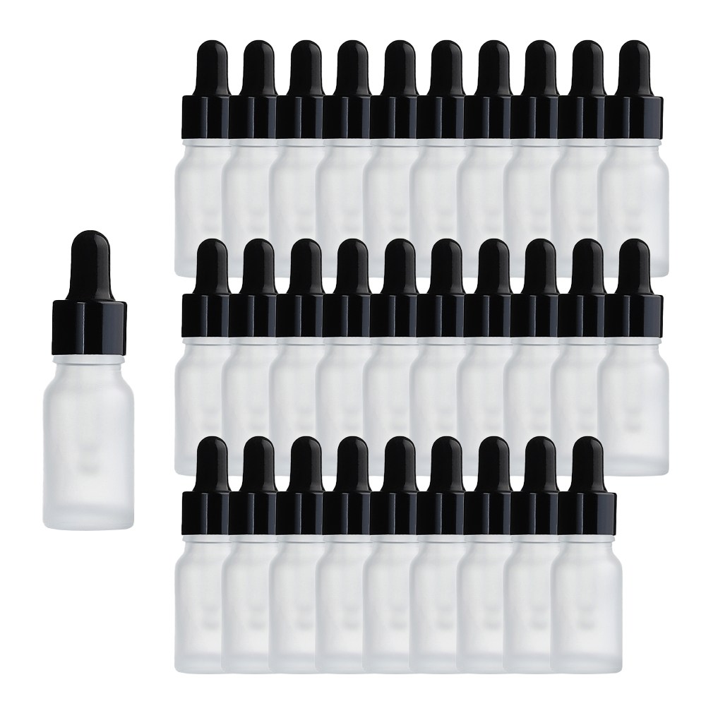 블랙 뚜껑 10ml 30개 스포이드 불투명 공병 향수 용기 13,300원