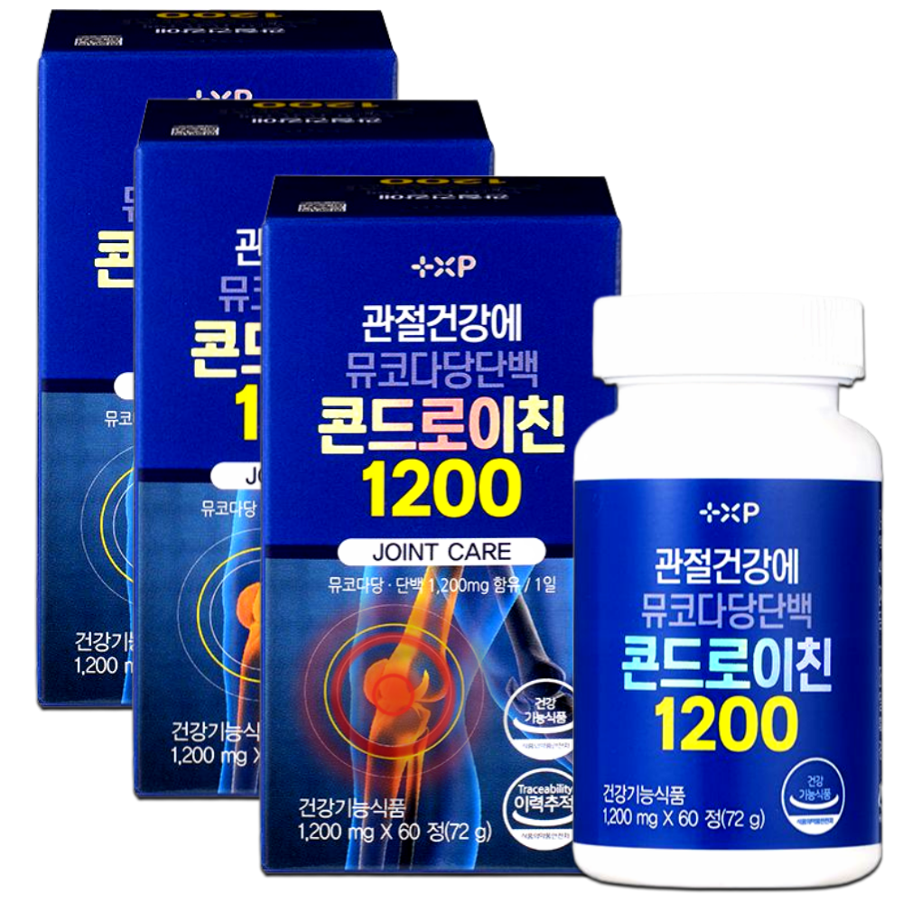 소연골우슬콘드로이친 관절엔 콘드로이친1200 허리통증 약 국전용, 3개, 60정 116,080원