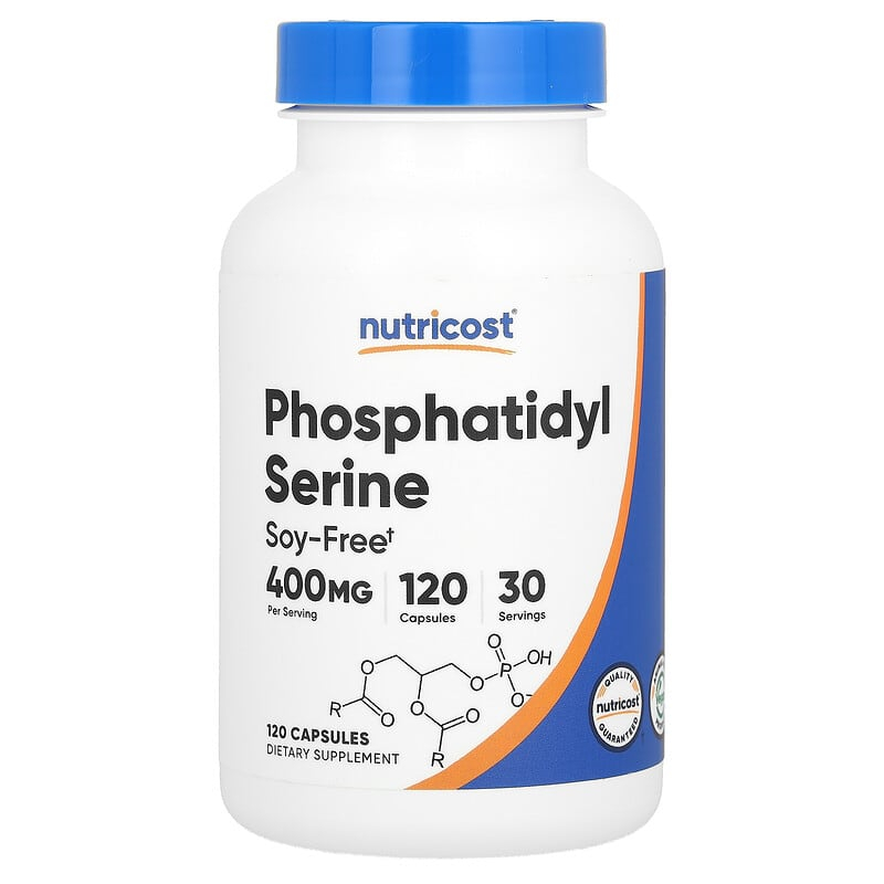 뉴트리코스트 포스파티딜세린  해바라기 레시틴 400mg 120캡슐 (캡슐당 100mg) PhosphatidylSerine 51,070원