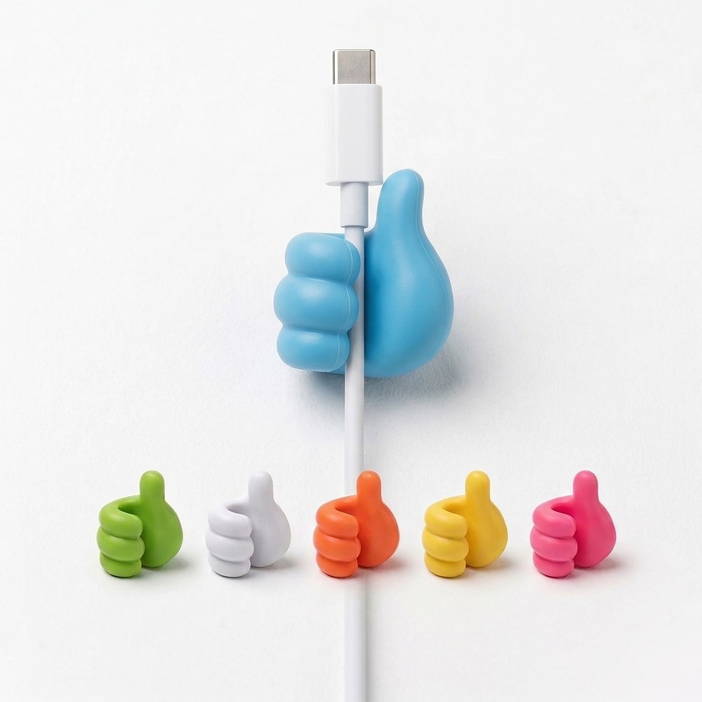 아호픽 엄지척 케이블 클립 홀더 전선 정리, 랜덤, 10개 4,200원