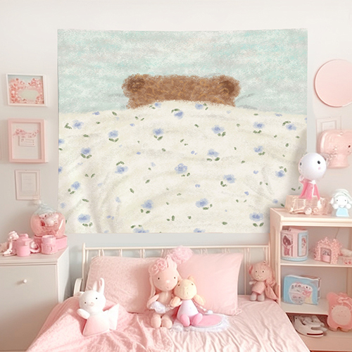 더플로우커머스 몽글몽글 감성 동물 홈인테리어 태피스트리 40,350원