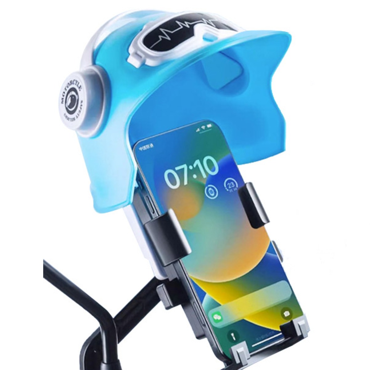 튼튼한 fooi 오토바이 헬멧 스마트폰 거치대 햇빛 빗물 가리개 자전거 전동킥보드 만족도1위 9,810원