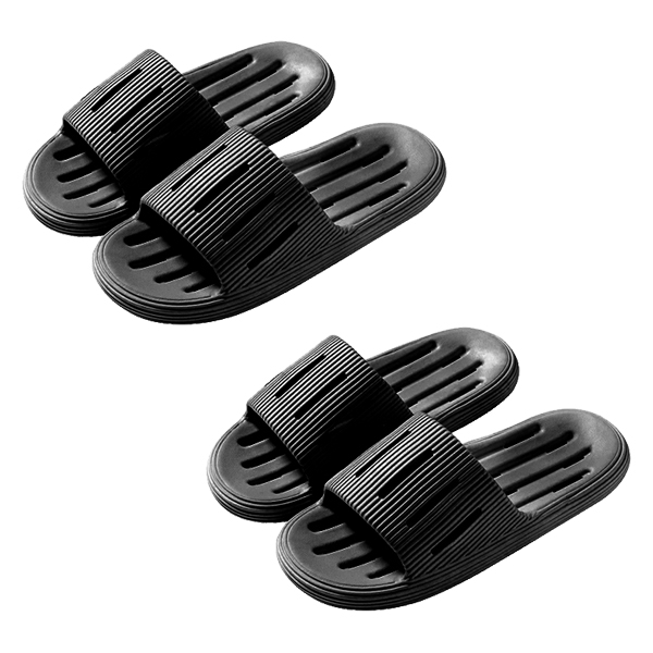 블럭마트 세로줄 물빠짐 욕실화, 블랙, 1개 11,100원