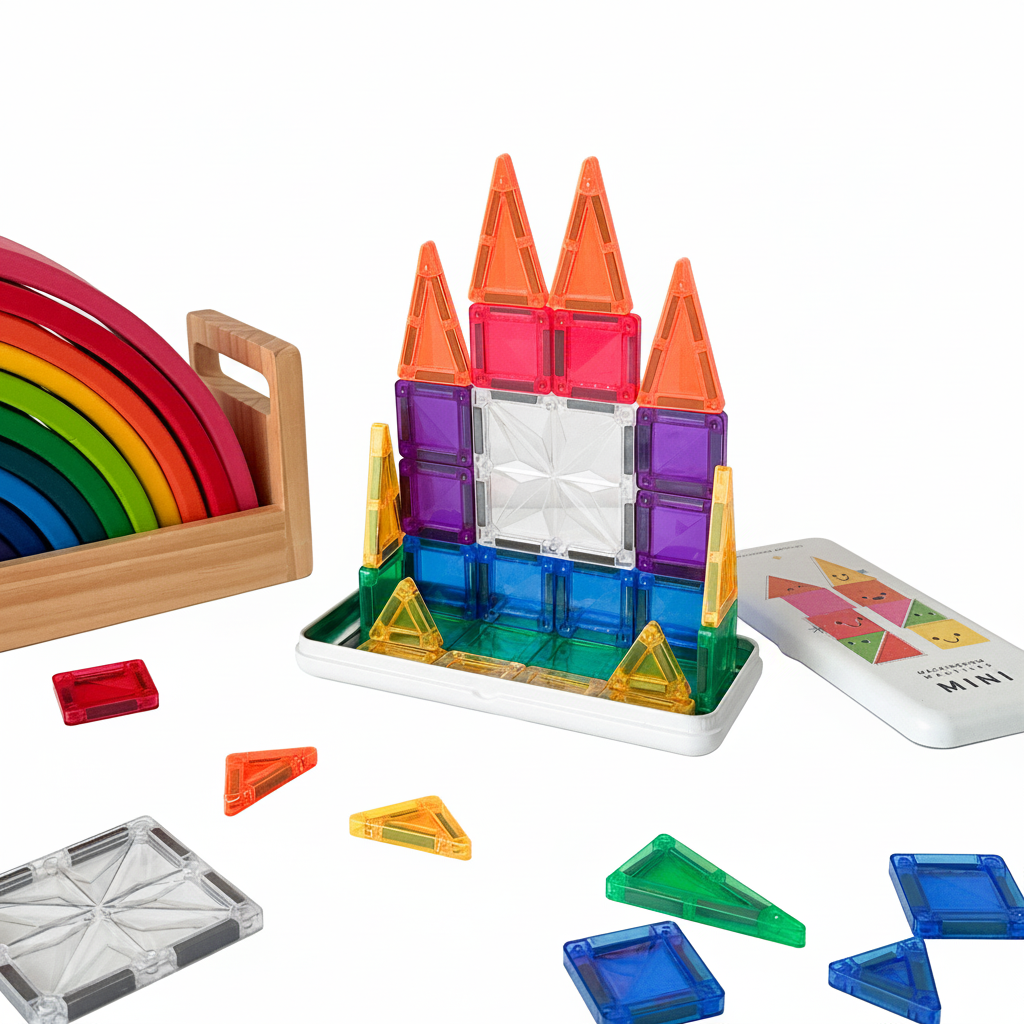 맥킹덤 미니 맥타일즈 자석블럭 휴대용 틴케이스 30PCS, 1개 19,900원