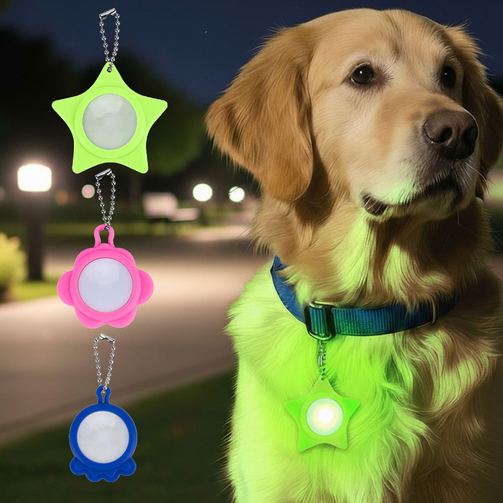 하니펫 강아지 야간산책 충전식 LED 라이트 Star, 1개, 그린 8,900원