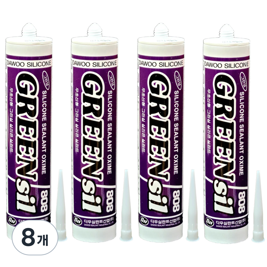 퀵마켓 다용도 그린씰 808 실리콘 4개 (노즐 4개 포함) 20,990원