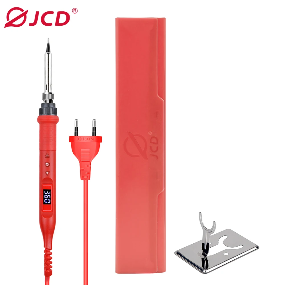 JCD 908U 디지털 납땜 인두 세트 키트 80W 스위치 조절 온도 LCD 220V/110V 용접 수리 도구 세라믹 히터 18,100원