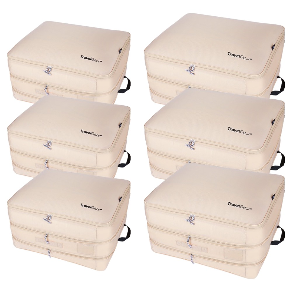 트래블기어 점보 2단 의류 이불 다용도 대형 압축파우치 6매세트 259,000원