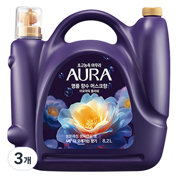 아우라 생화캡슐 초고농축 아로마틱 플라워 섬유유연제 머스크향 본품 89,700원