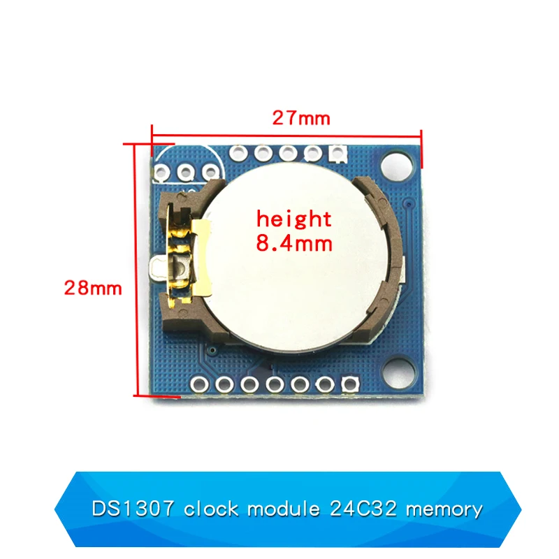 1PCS DS1302/DS1307/PCF8563/DS3231 AT24C32 I2C IIC 메모리 3.3V-5V 실시간 정밀 RTC 시계 모듈 DS3231SN 9,400원