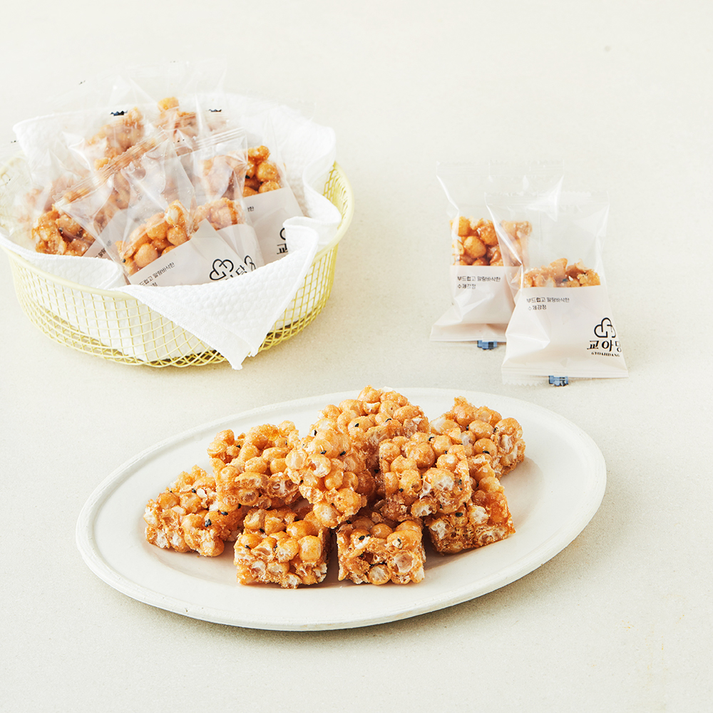 [로켓프레시] 교아당 한입오란다 플레인 검정깨, 9g, 1개, 50개입 24,000원