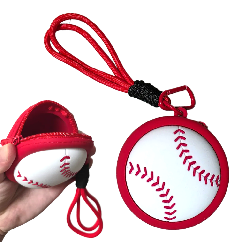 야구 키링 키홀더 열쇠고리 굿즈 야구부 소모임 개업 회원 파우치 학교 선물, 1개, 화이트 22,800원