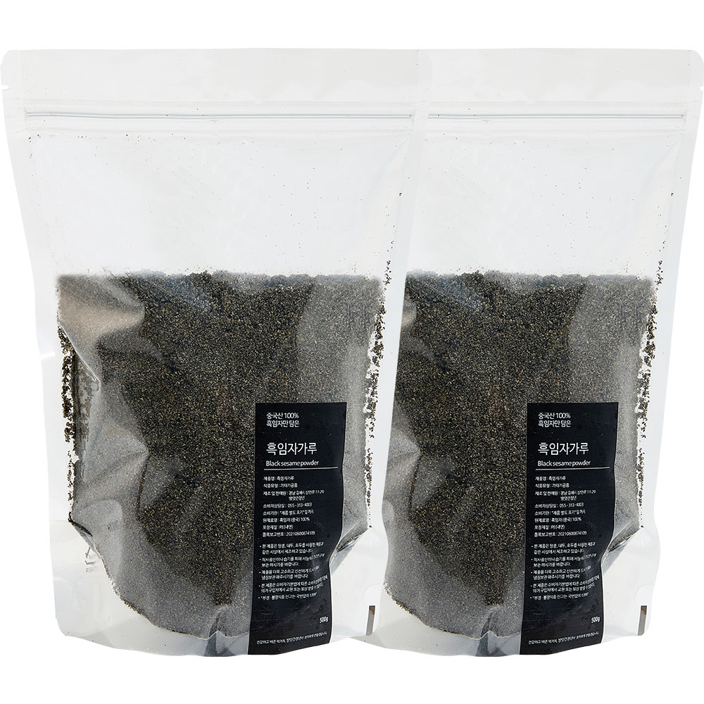 방앗간청년 흑임자 검은깨 가루, 500g, 2개 25,040원