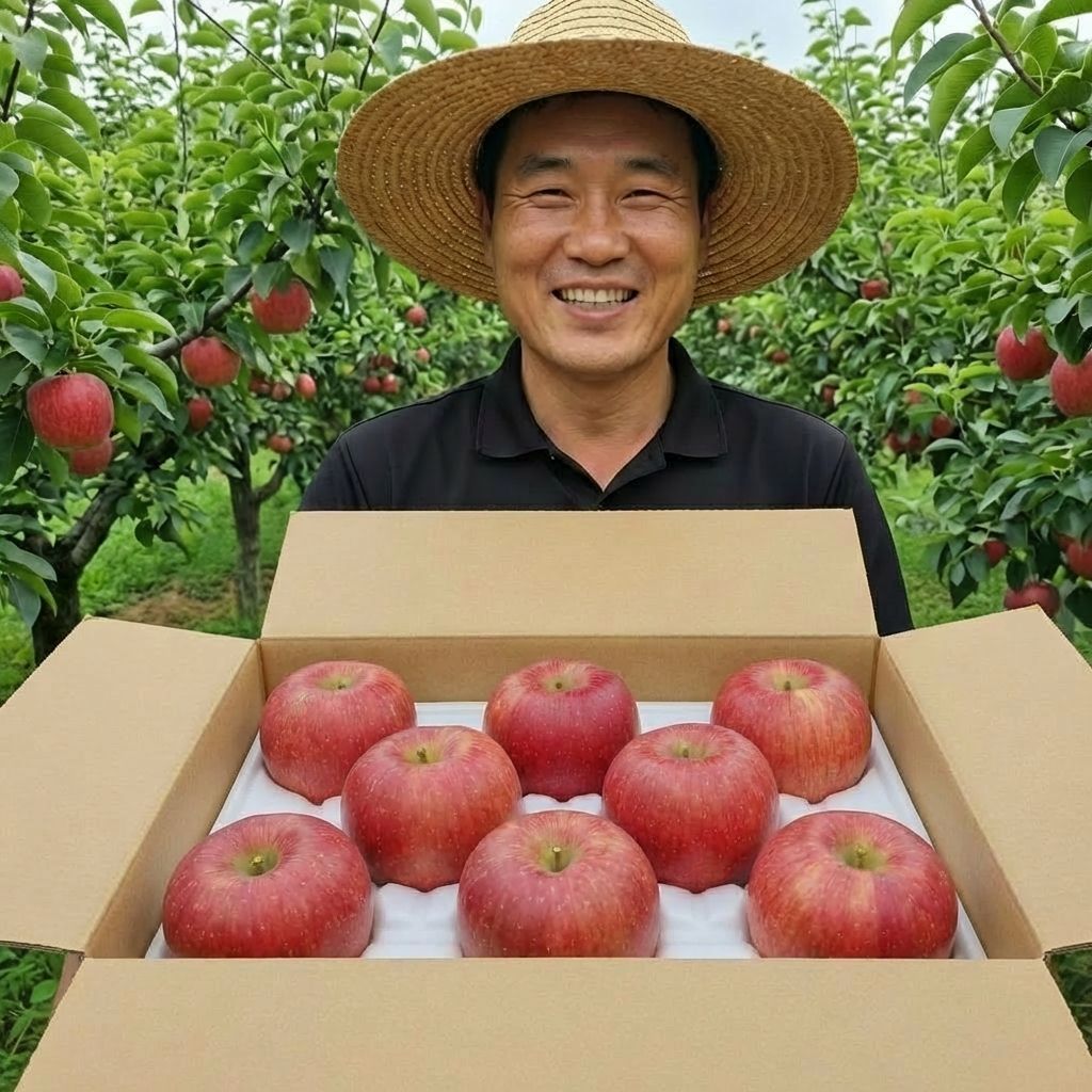 [재구매율1위] 꿀사과 청송 부사 사과 23,900원