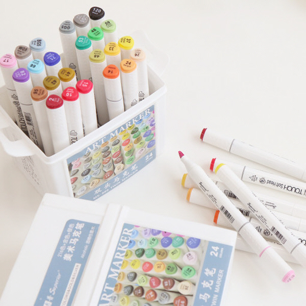 민화샵 민화 트윈타입 디자인마카 24색세트 39,600원