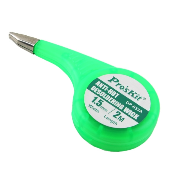 납땜 흡입테이프 1.5mm 2m 납제거용 리무버 와이어 심지 숄더웍 디솔더링 PCB수리 수정 솔더위크 솔더웍 3,400원