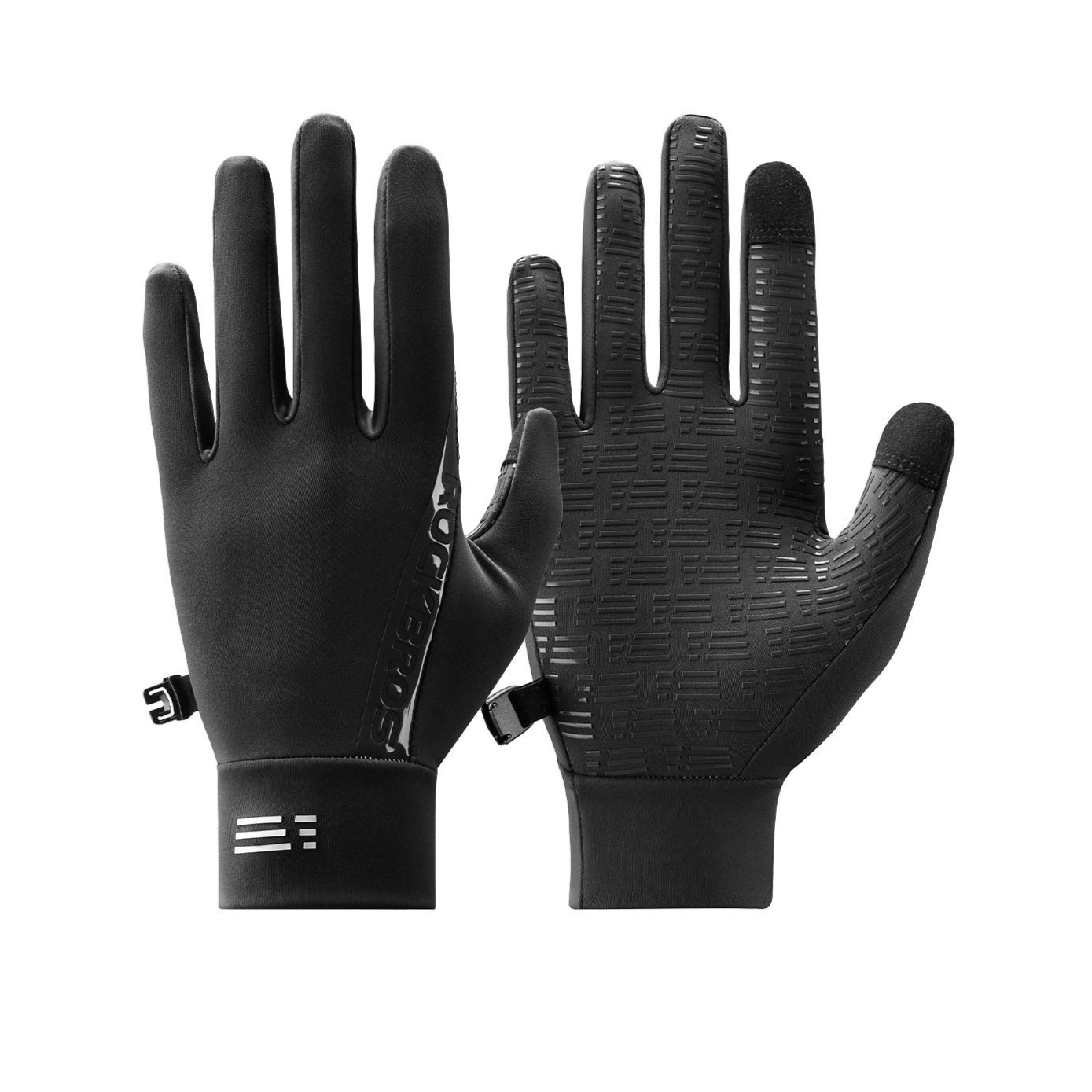 락브로스 그래핀 보온 장갑 방풍 터치스크린 논슬립 롱커프 장갑, 1개, 블랙 21,000원