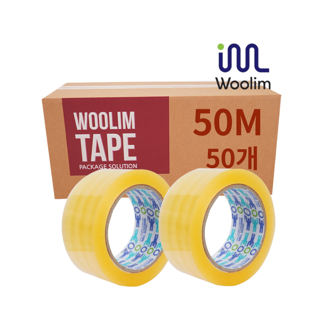 (주)우림 박스테이프_중포장(50M X 50개)투명 29,500원